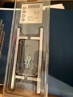 IKEA EKEBODA Cabinet Drawer Pull Handle 150mm Brushed Nickel NEW Sealed